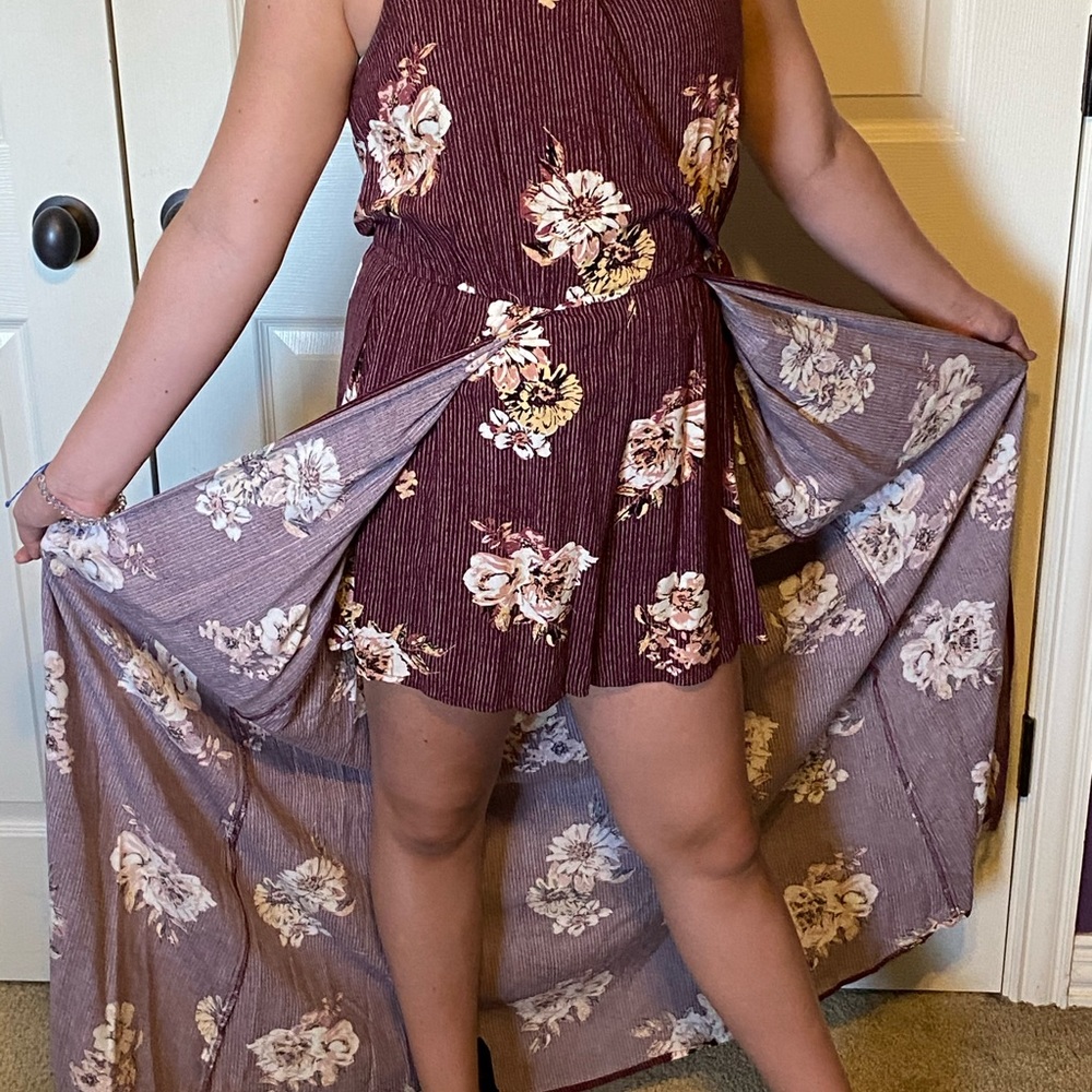Shorts/maxi-dress jumpsuit (size Medium) - Picture 2 of 2